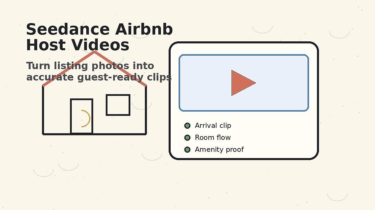 Seedance for Airbnb Host Videos 2026: Turn Listing Photos into Guest Clips