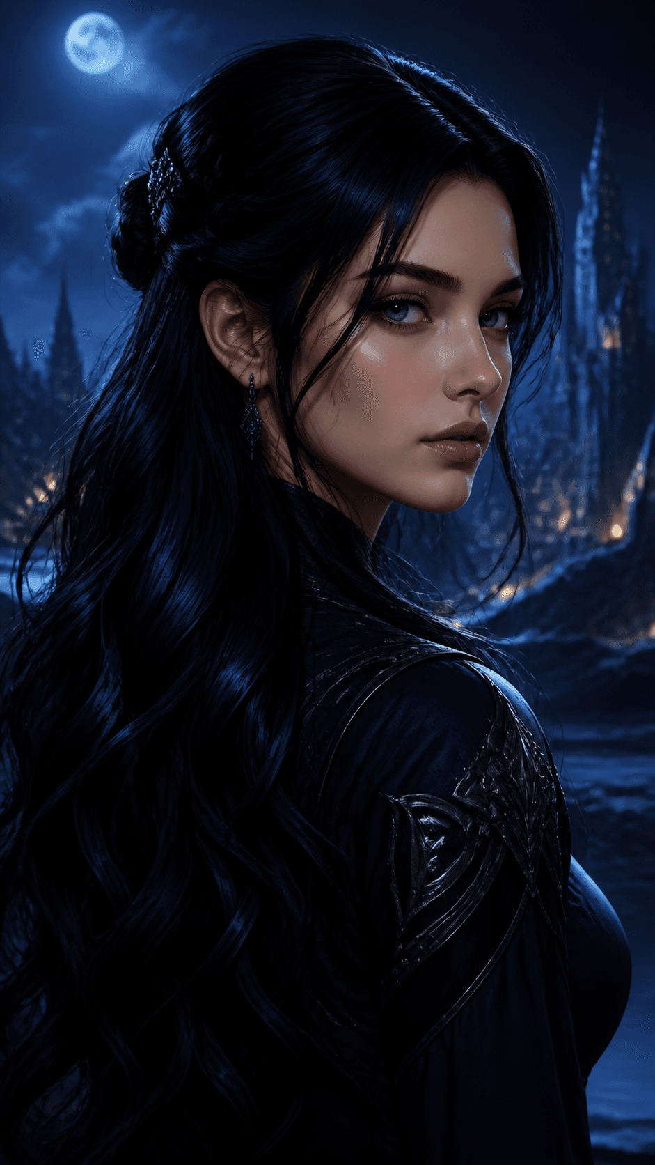 Black with Highlights family portrait example