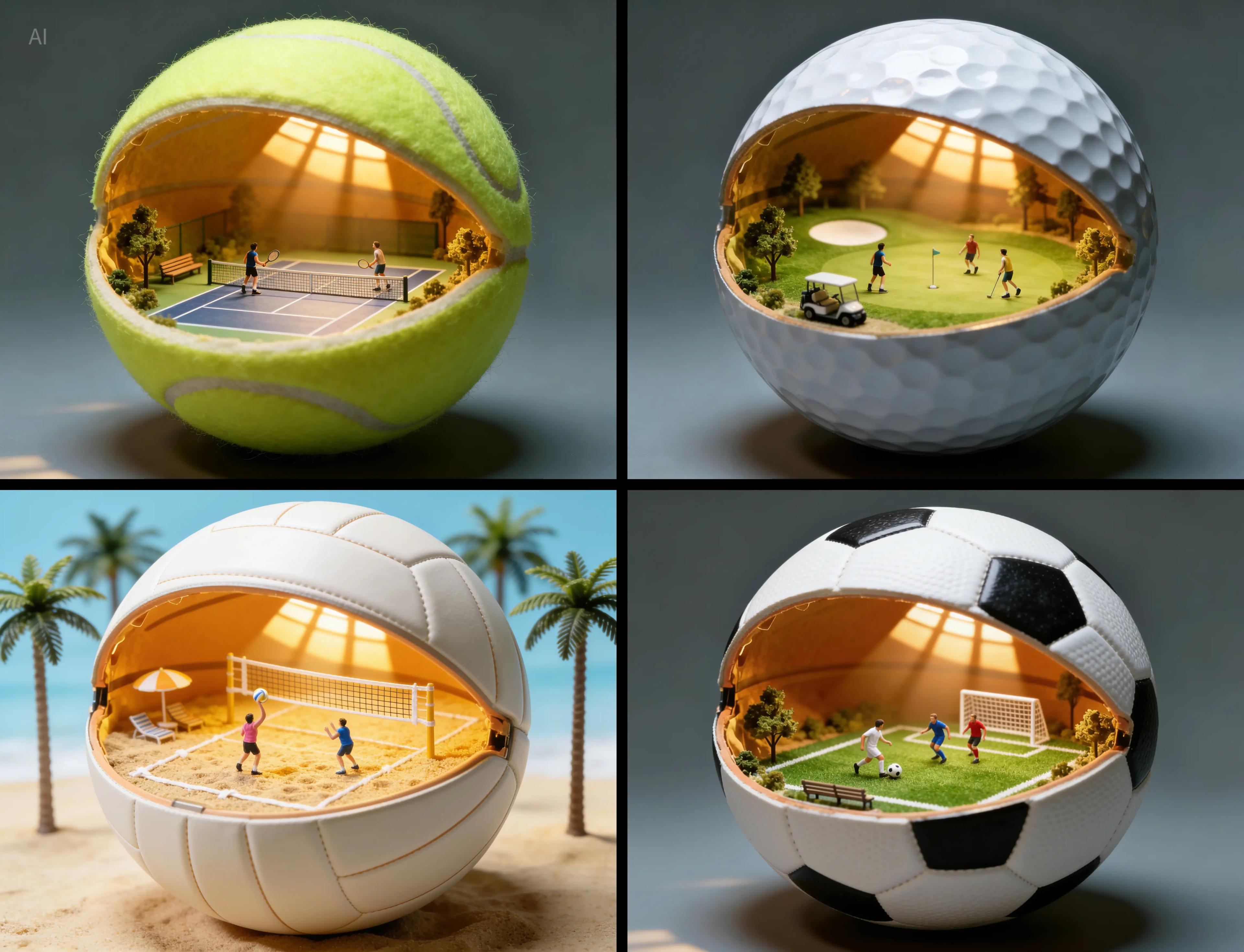 Sport-Kreativvariationen