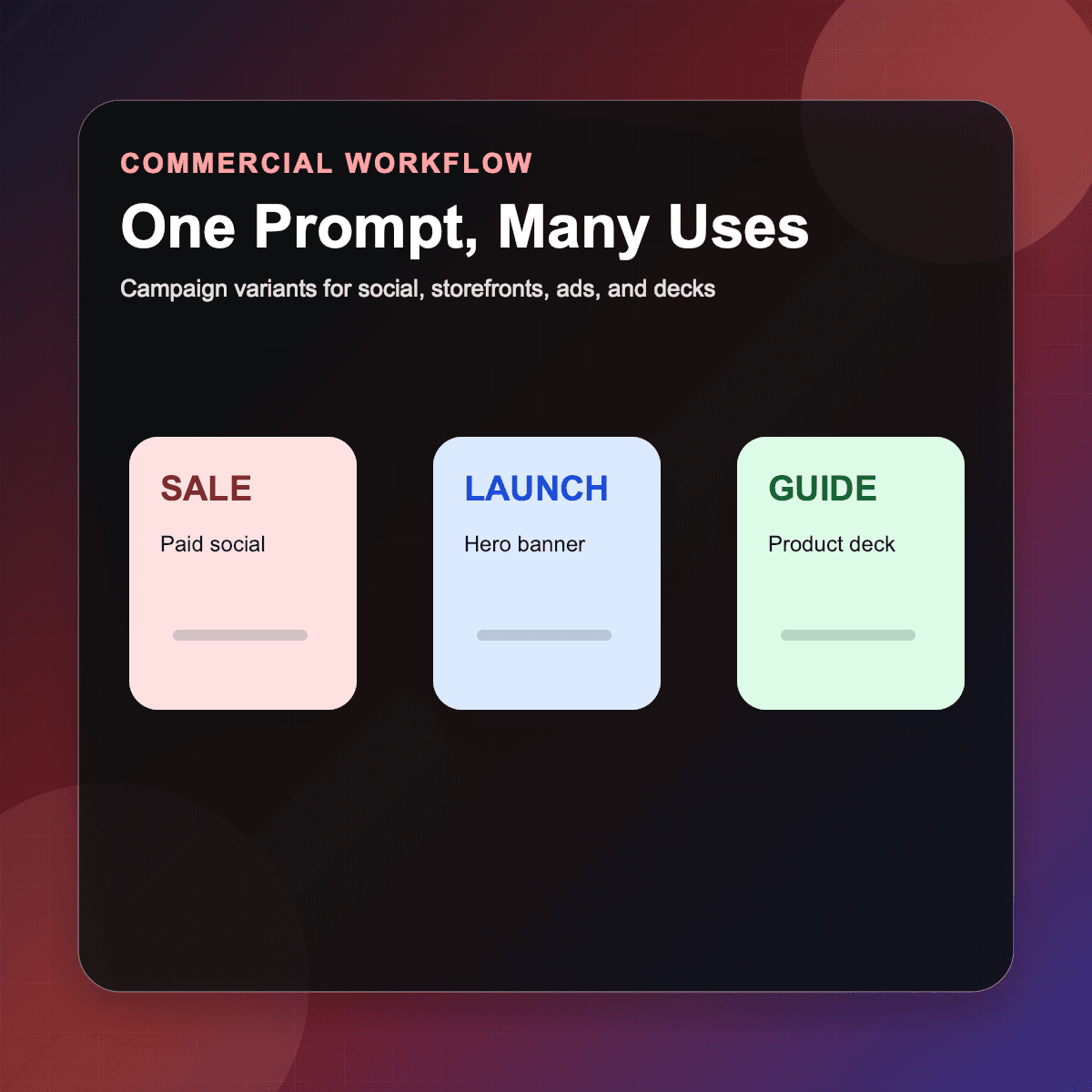 Original Seedance commercial workflow example for GPT Image 2 campaign assets
