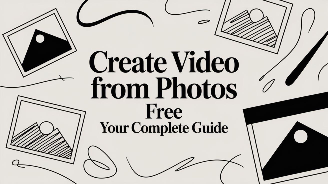 Créer une vidéo avec des photos gratuitement : Le guide complet