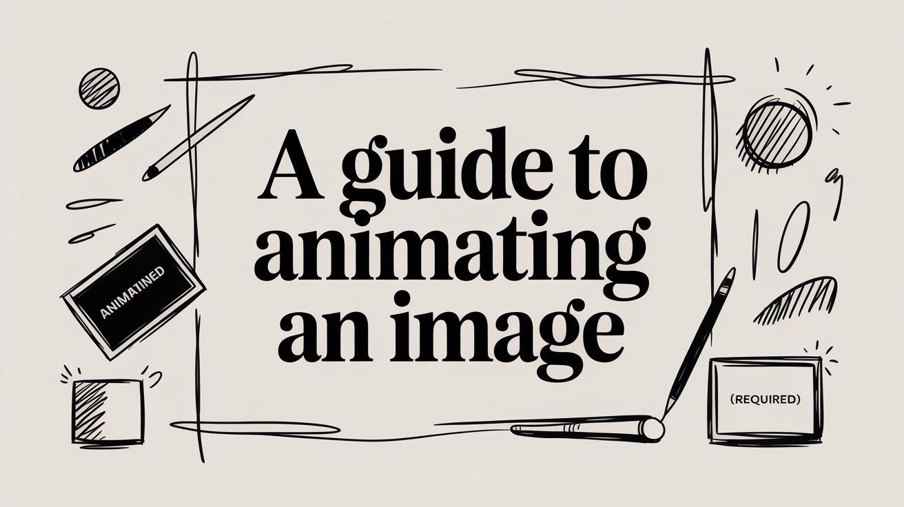 Guide complet pour animer une image : 5 méthodes de pro