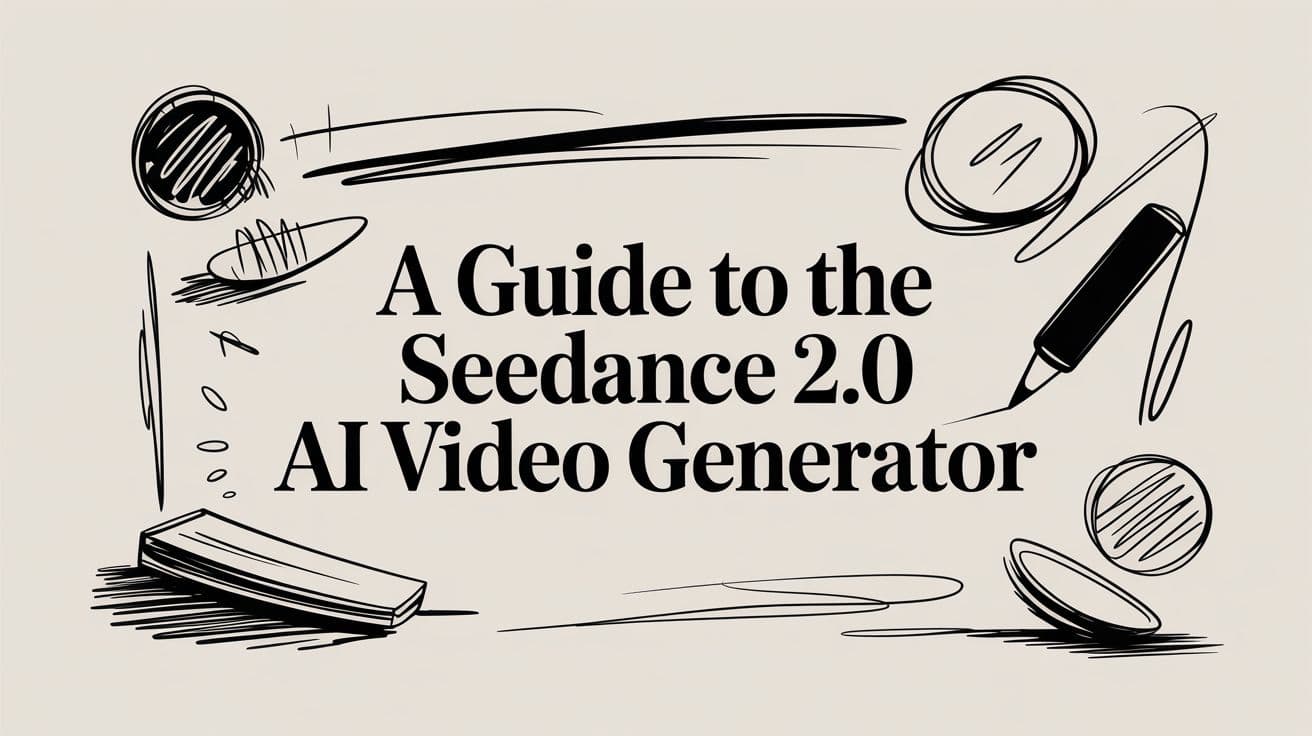 Seedance 2.0 AI 비디오 생성기 가이드: 텍스트로 시네마틱 영상 제작하기