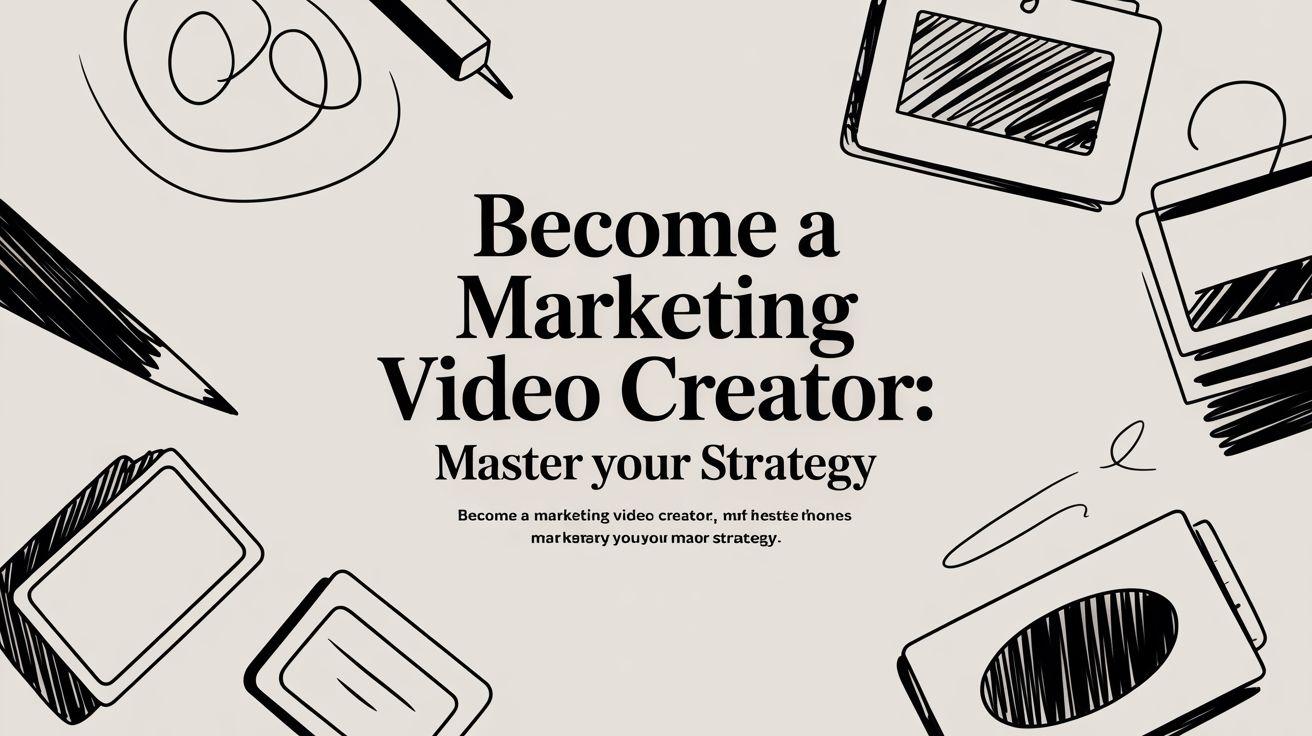 Devenir créateur de vidéos marketing : Maîtrisez votre stratégie