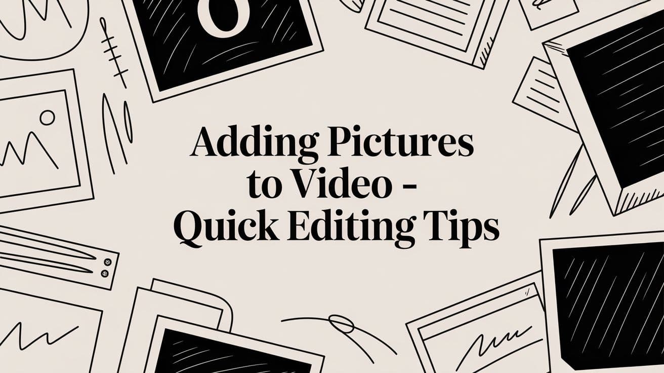 Bilder in Videos einfügen – Schnelle Tipps für den Videoschnitt