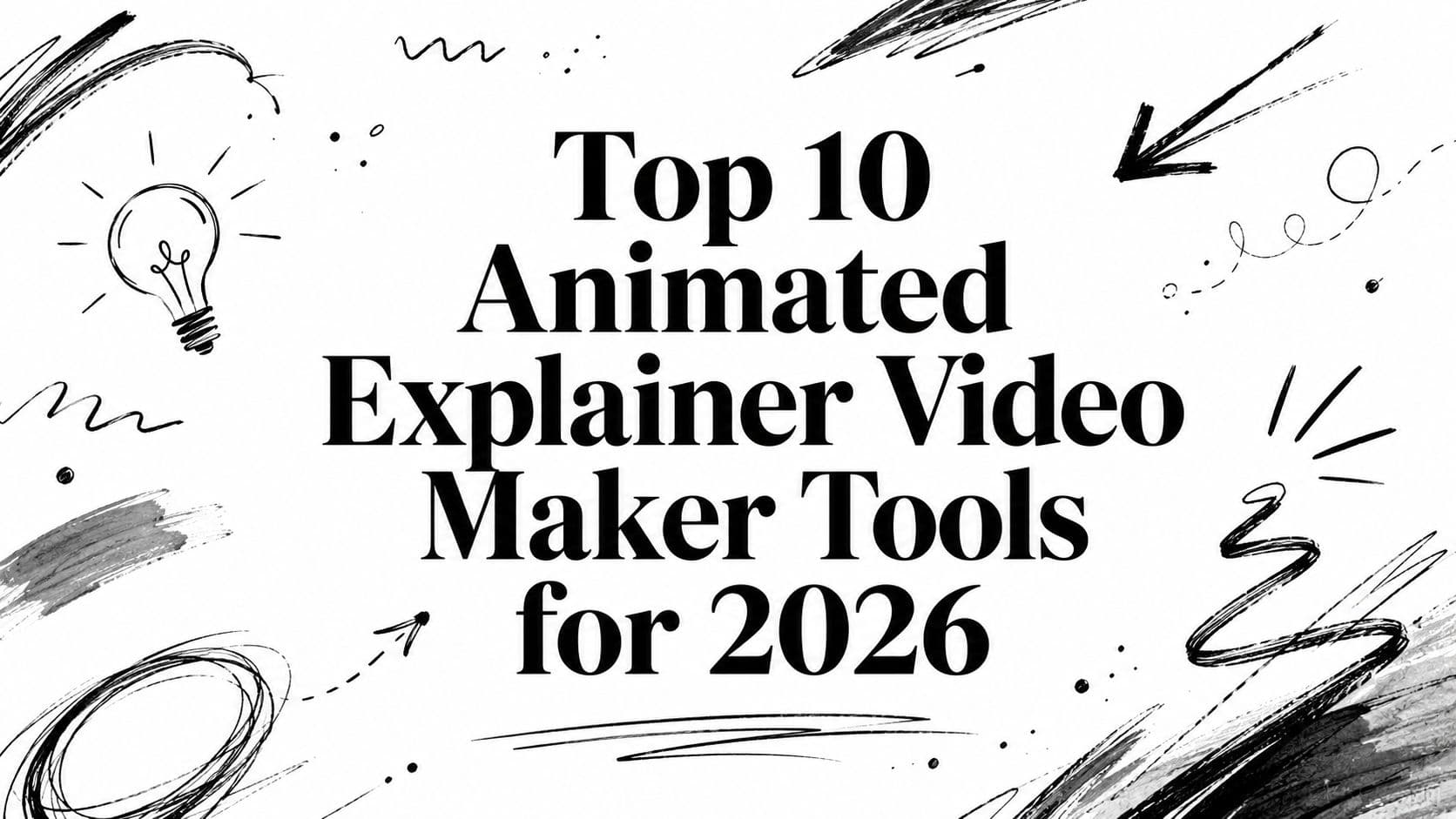 Top 10 Animated Explainer Video Maker Tools for 2026