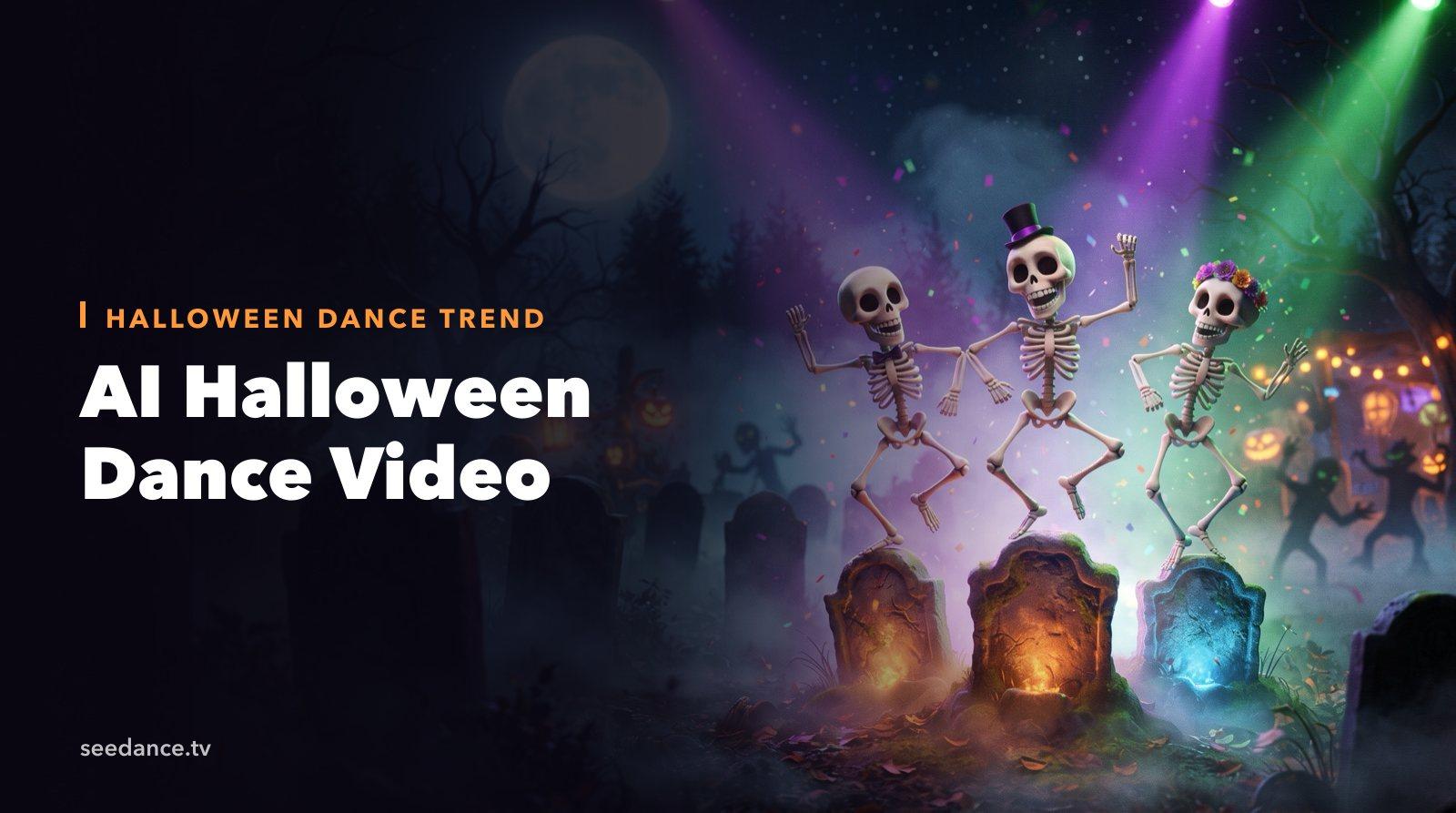 AI Halloween Dance Video: Skeleton & Zombie Dances