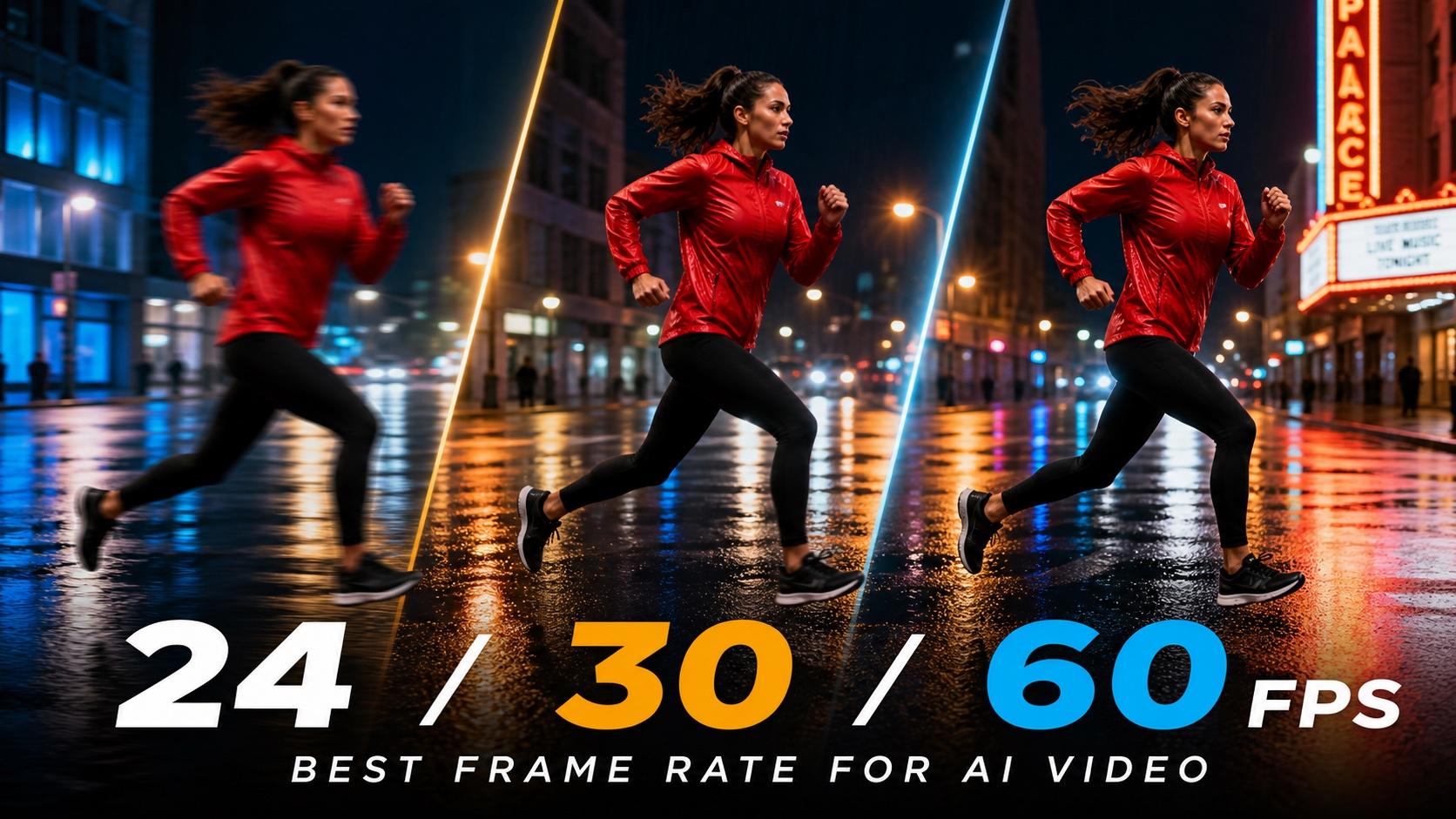 Best Frame Rate for AI Video: 24 vs 30 vs 60 FPS