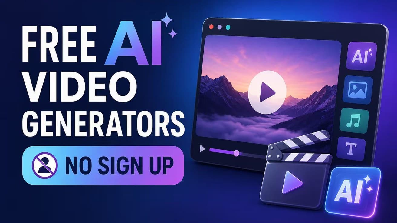 10 Best Free AI Video Generators No Sign Up in 2026