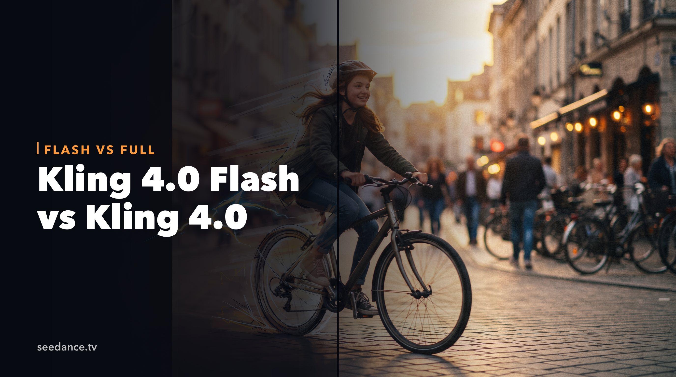 Kling 4.0 Flash vs Kling 4.0: Key Differences