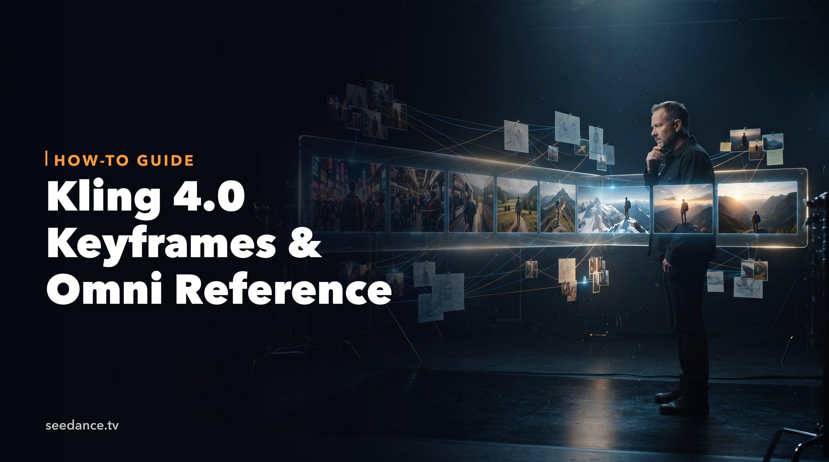 Kling 4.0 Keyframes & Omni Reference Guide