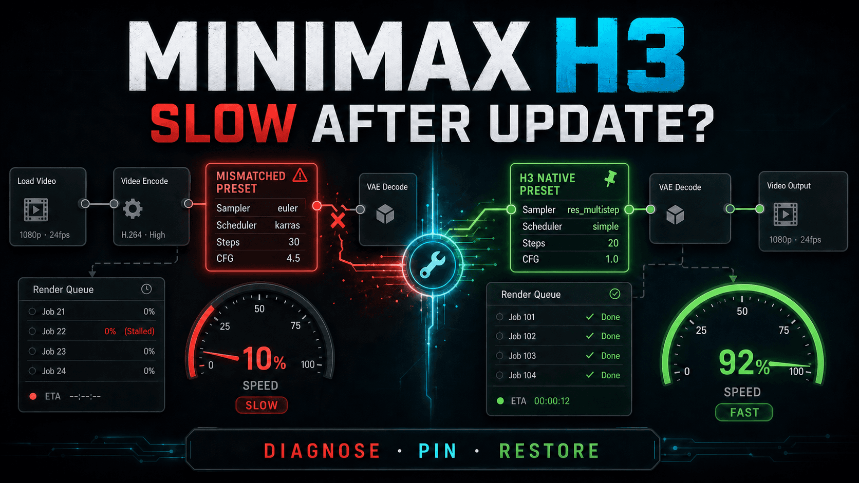 MiniMax H3 lent après une mise à jour de ComfyUI ? Voici comment le résoudre