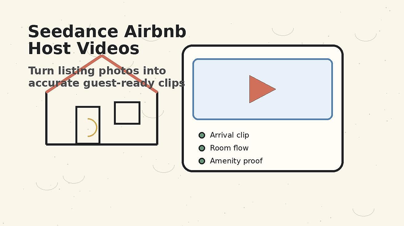 Seedance for Airbnb Host Videos 2026: Turn Listing Photos into Guest Clips