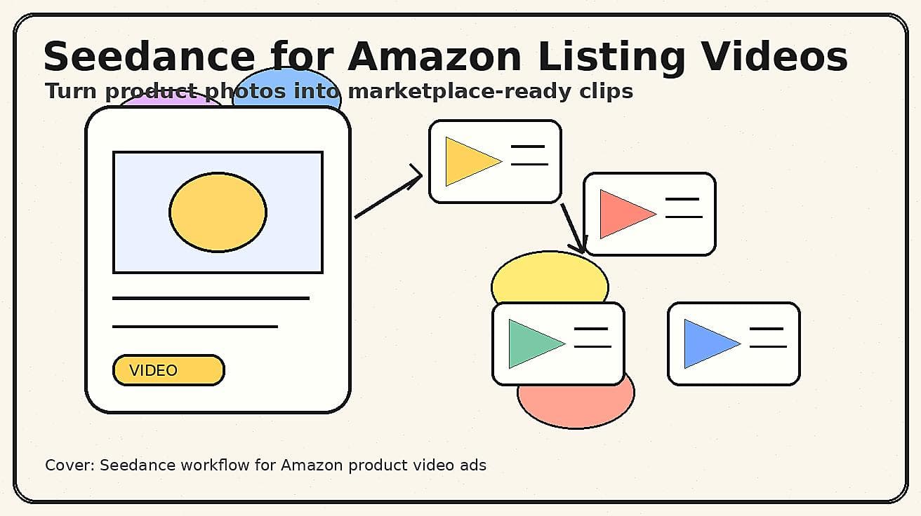 Seedance para videos de listados de Amazon 2026: Convierte fotos de productos en clips de IA listos para marketplaces