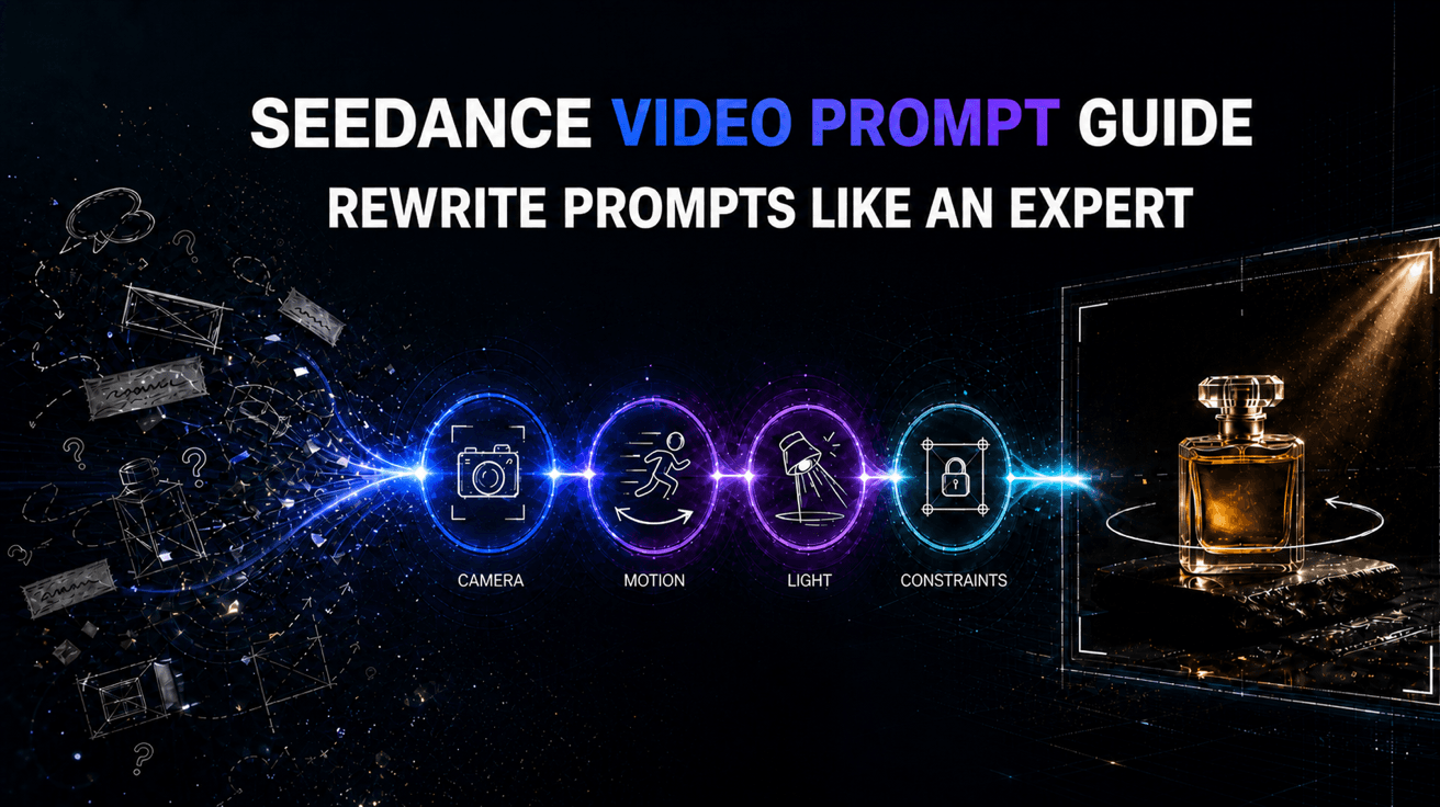 Seedance Video Prompt Guide: Rewrite Prompts Like an Expert