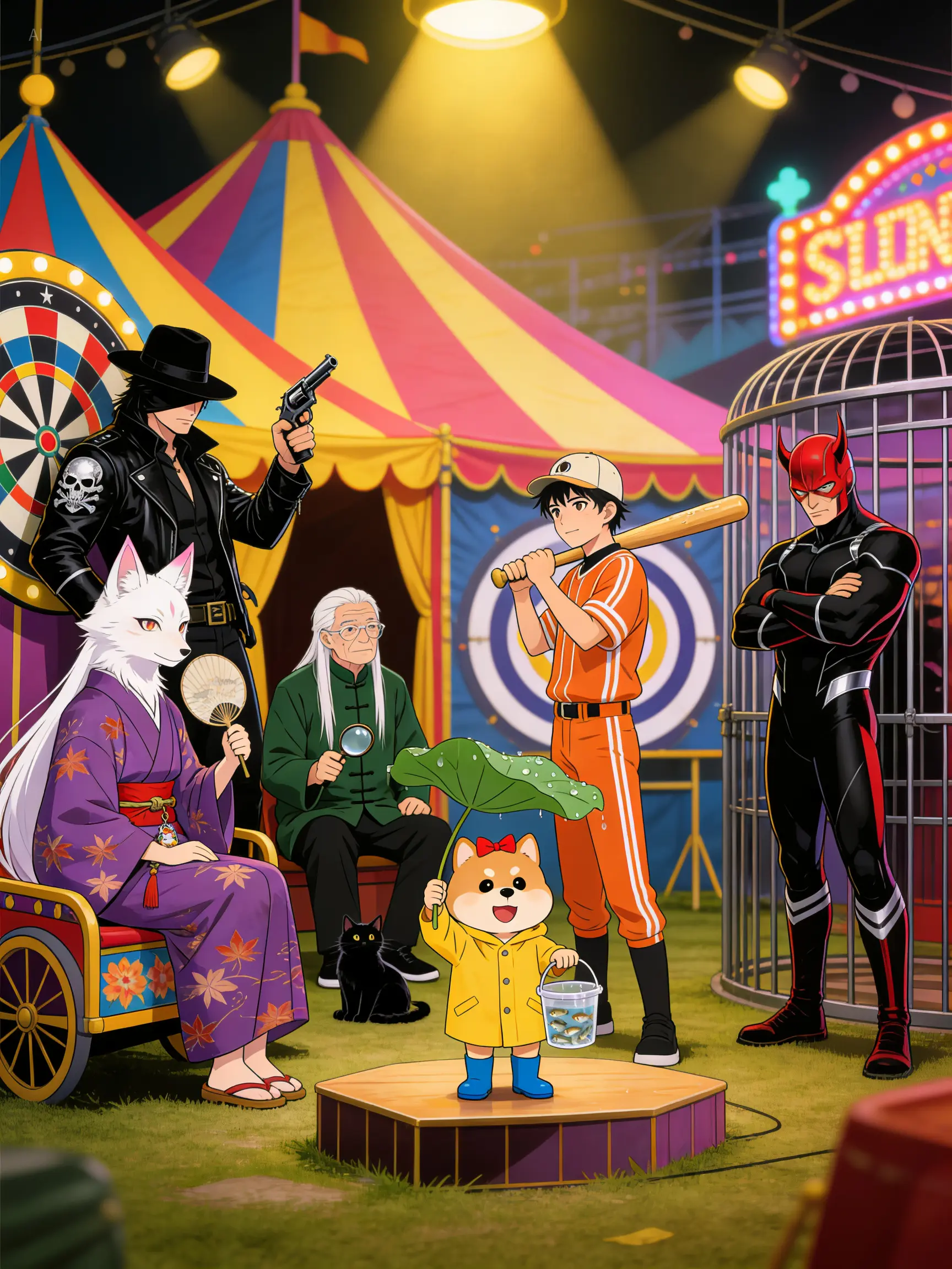 Vintage circus carnival