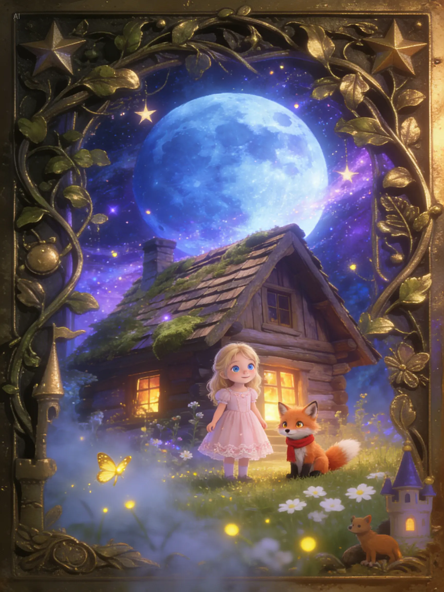 Fairy tale book cover