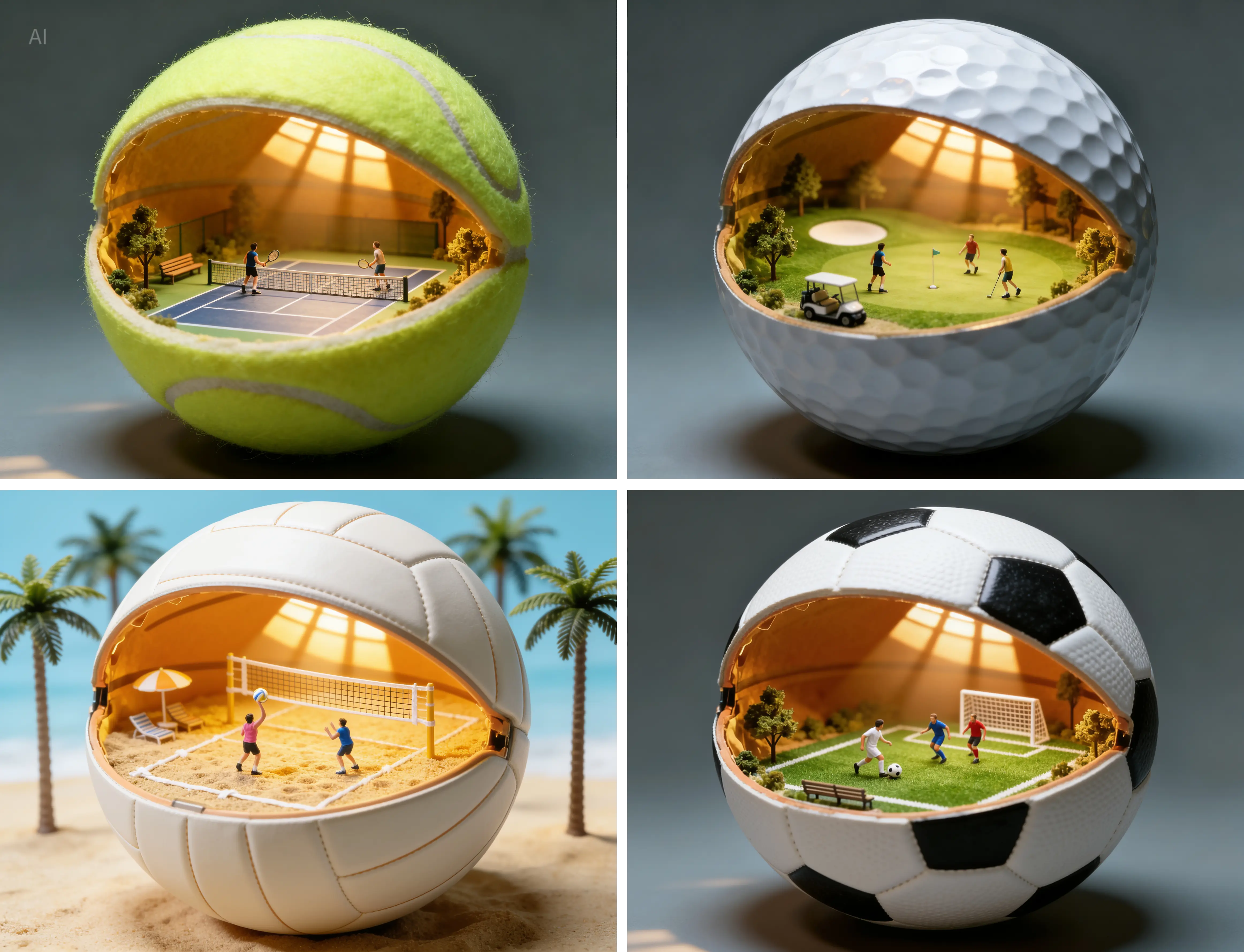 Sports creative variations