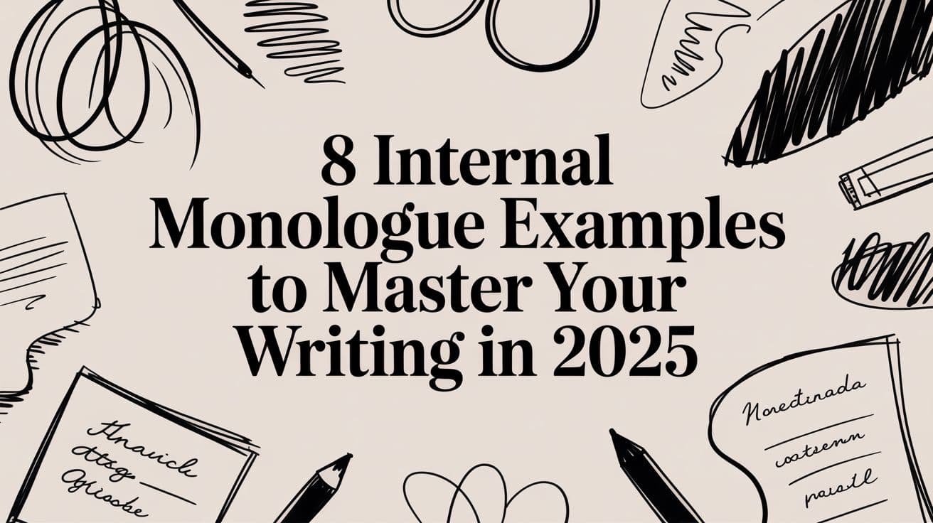 8 Internal Monologue Examples to Master Your Writing in 2025 | Seedance