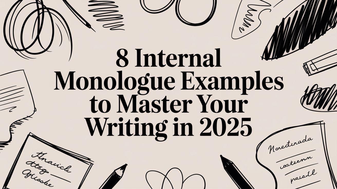 Monologue Examples Easy 8 Internal Monologue Examples to Master Your Writing in 2025 | Seedance